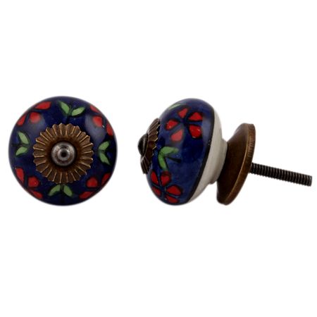 Tiny Flower Leaf Cabinet Knob